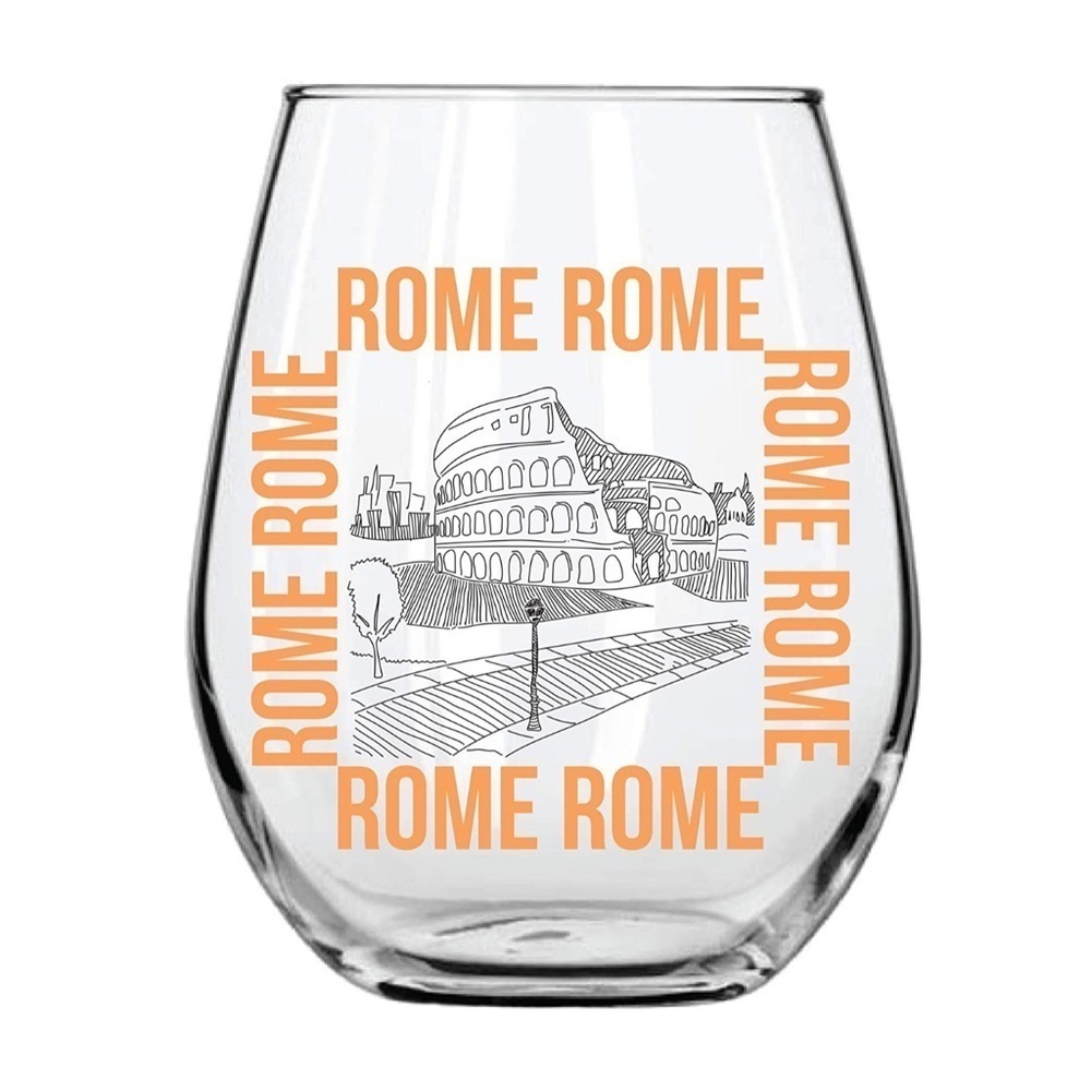 Circleware Voyagers Stemless Wine Glasses, Set of 4 Drinking Glassware  18.9 Oz - Picture 4 of 16